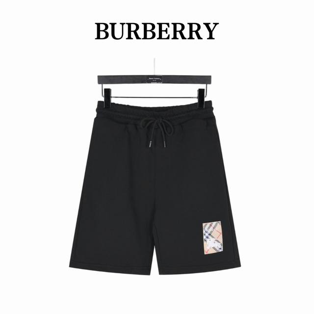 Burberry 25Ss Plaid Letters Horse Label Patch Shorts The latest casual classic f