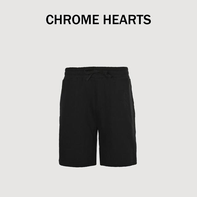 Chrome Hearts dark pattern jacquard shorts Made of custom-dyed terry cotton swea