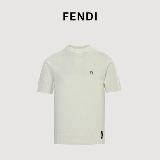 Fendi Fendi hardware double F logo knitted short sleeves Authentic product purch