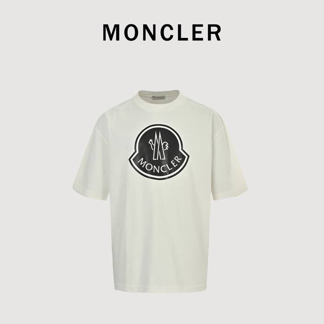 Moncler 25Ss hot stamped logo short sleeve T-shirt The fabric is made of customi