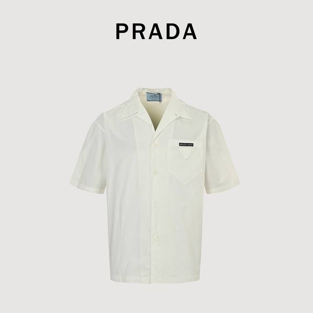 Prada Prada Prd pocket logo short-sleeved shirt authentic 3999 purchase, made of