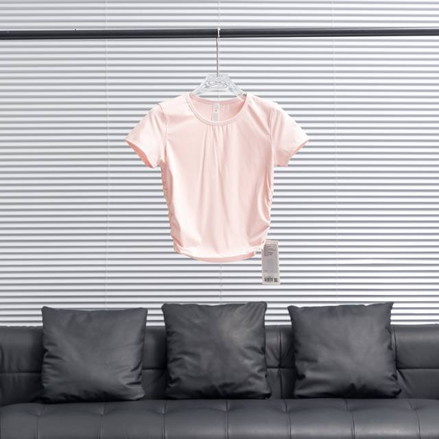 Factory P direct supply LululemonحLululemon All Takes ribbed short-sleeved T-shi