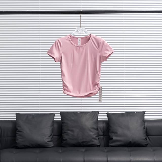 Factory P direct supply LululemonحLululemon All Takes ribbed short-sleeved T-shi