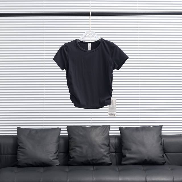 Factory P direct supply LululemonحLululemon All Takes ribbed short-sleeved T-shi