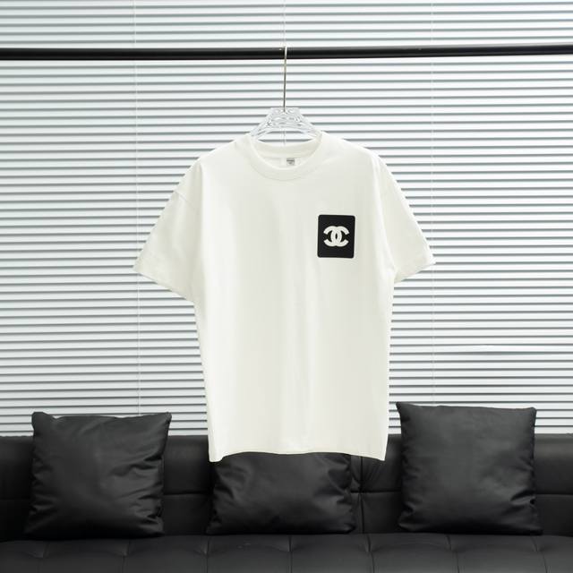 Factory P direct supply ChanelحChanel classic square small logo short-sleeved T-