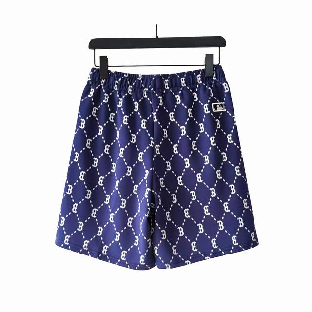 Actual details + size chart Mlb embroidered small label full-printed letter shor