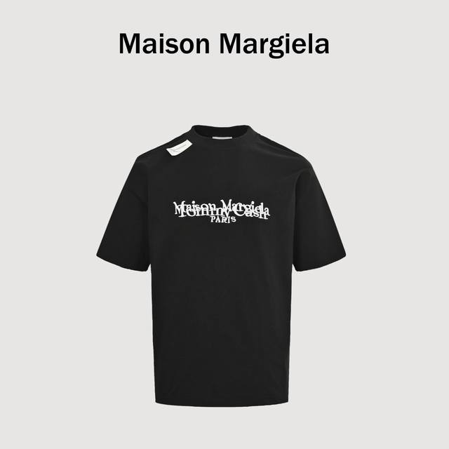 Maison Margiela X Tommy Cash 25Ss Margiela co-branded short-sleeved T-shirt Fabr