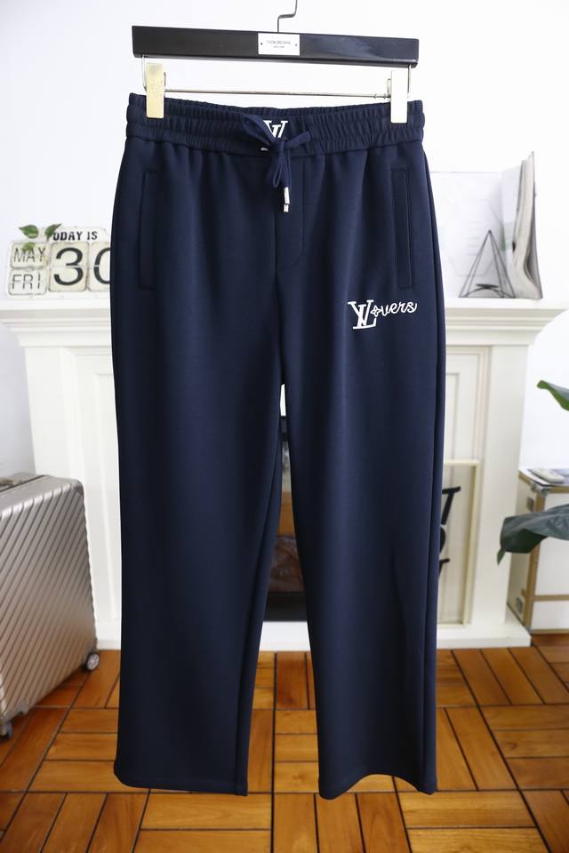 Louis Vuitt*N. 25 Summer new fashion men's thin casual pants! Made of imported c