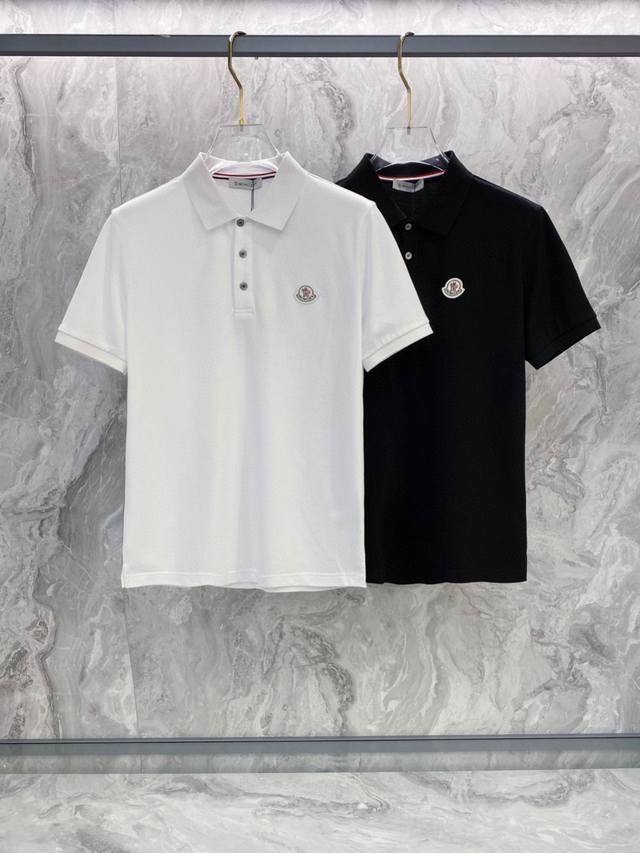 Mon 2025Ss new summer Logo men's lapel Polo shirt T-shirt! Classic business men'