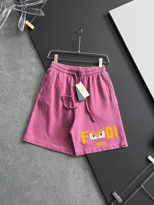 Fend* hot-selling pure cotton high-count shorts, made of high-end pure cotton, u