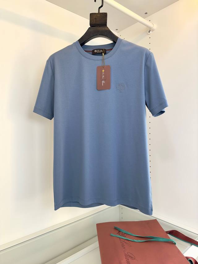 Lo*Ro Pi*Na Nuo U Pian Ya Lao Qian recommends! Classic logo embroidered round ne