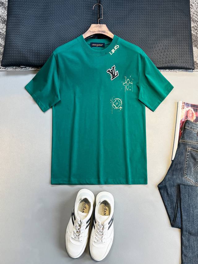 B23-Lv 2025 Spring and Summer New Round Neck First Launch Counter Latest Short S