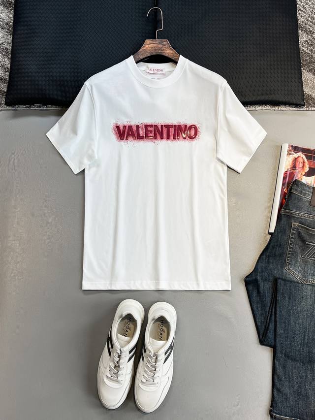 B23-Vltn 2025 Spring and Summer new round neck First release in the counter Late