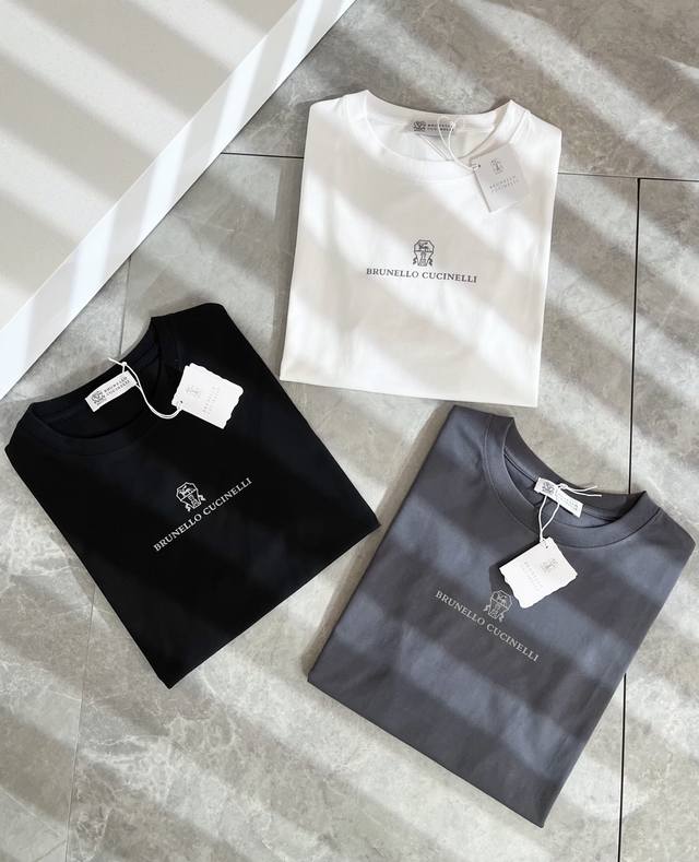 Bc-Brunello Cucineli 2025 spring and summer new men's short-sleeved T-shirt, a f