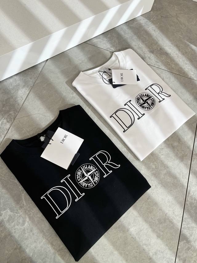 Dio* Dio's 2025 spring and summer new men's and women's short-sleeved T-shirts a