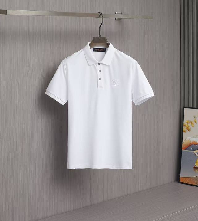 New Polo from Lvjia! 2025Ss new summer Logo men's lapel Polo shirt! Classic busi