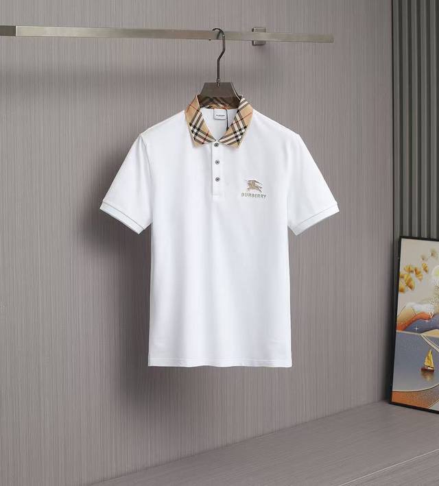 B's new Polo, 2025Ss summer new Logo men's lapel Polo shirt! Classic business me