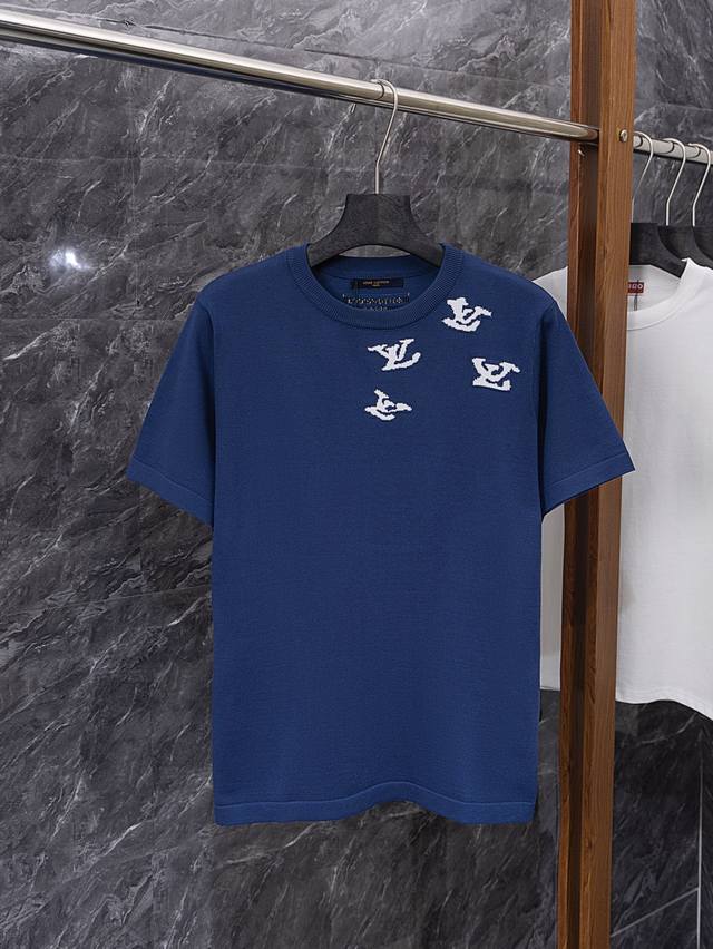 Style No. J69 Louis Vuitton Lv New Spring and Summer Pied Piper Knitted Short Sl