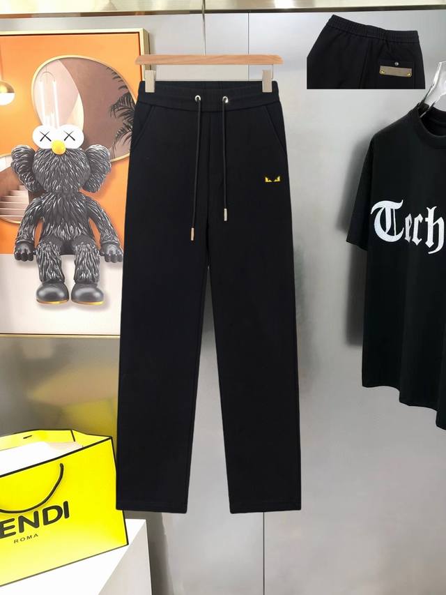 Fendi new men's casual pants sweatpants high-end custom fashion all-match style