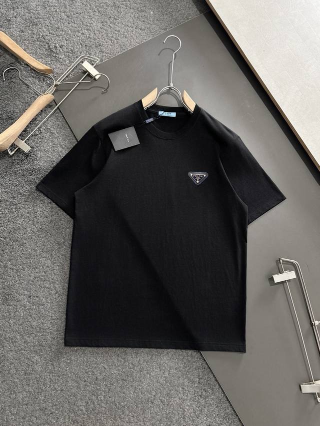 Prad* 260g pure cotton double yarn loose handsome T-shirt hot-selling spot sprin