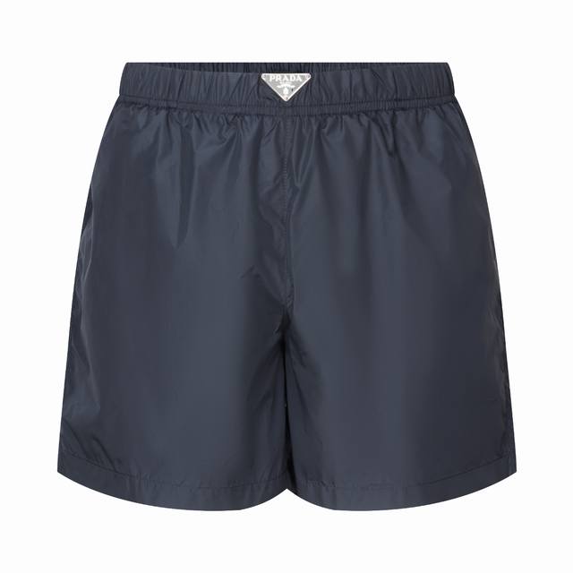 Exclusive supply of Pra triangle logo beach shorts blue original 6419 purchased