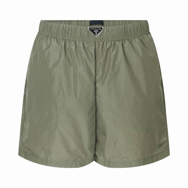 Exclusive supply of Pra triangle logo beach shorts green original 6419 purchased