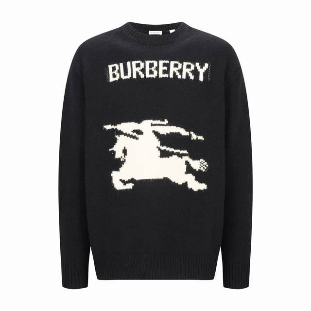 Exclusive supply Bbr Warhorse Cashmere Jacquard Sweater Black Original version p