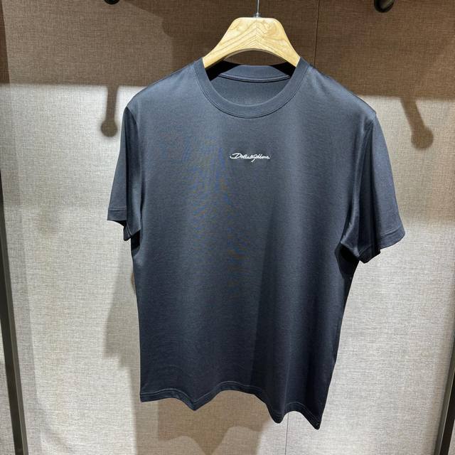 Return to order New arrival, DG embroidered details cotton short-sleeved T-shirt