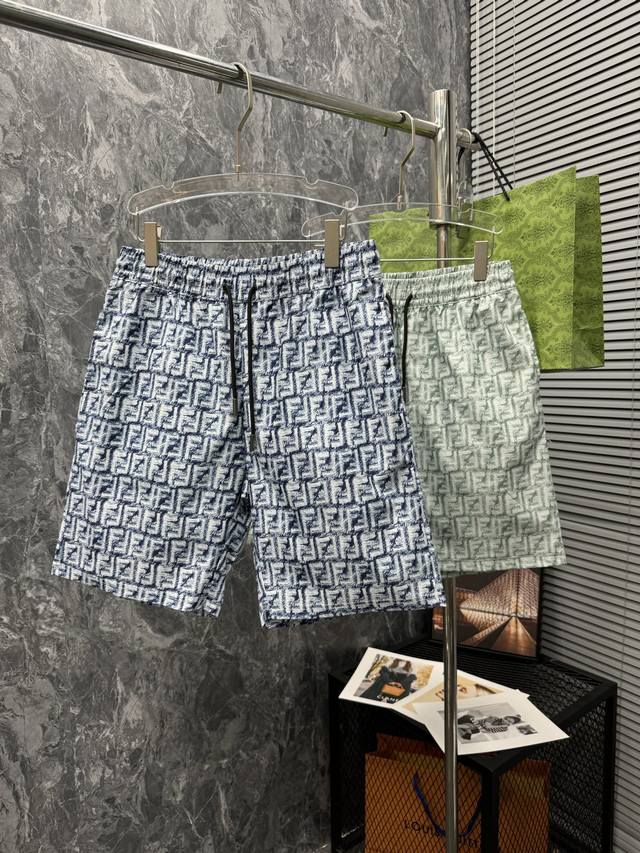 Fendi 25S summer men's casual shorts shorts... Size S-Xl
