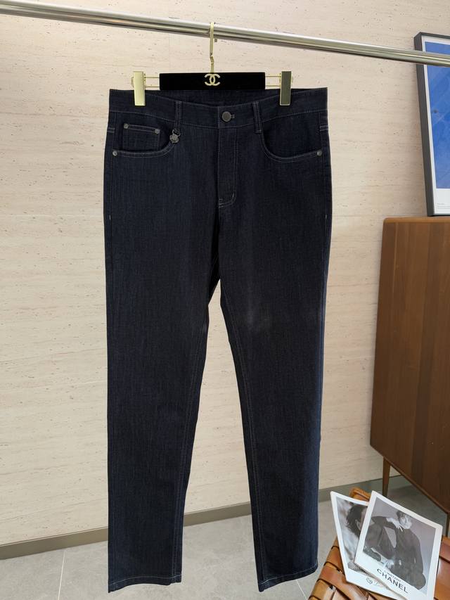 Lp.25S Spring and Summer Men's Straight Jeans Made of cotton denim fabric, soft