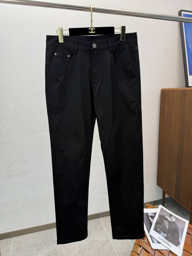 Ea25S Spring and Summer Men's Straight Jeans Made of cotton denim fabric, soft y
