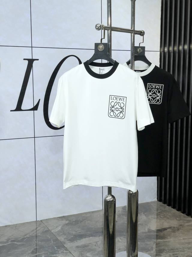 Loewe. 2025 Spring and Summer new models, the latest short-sleeved round neck T-