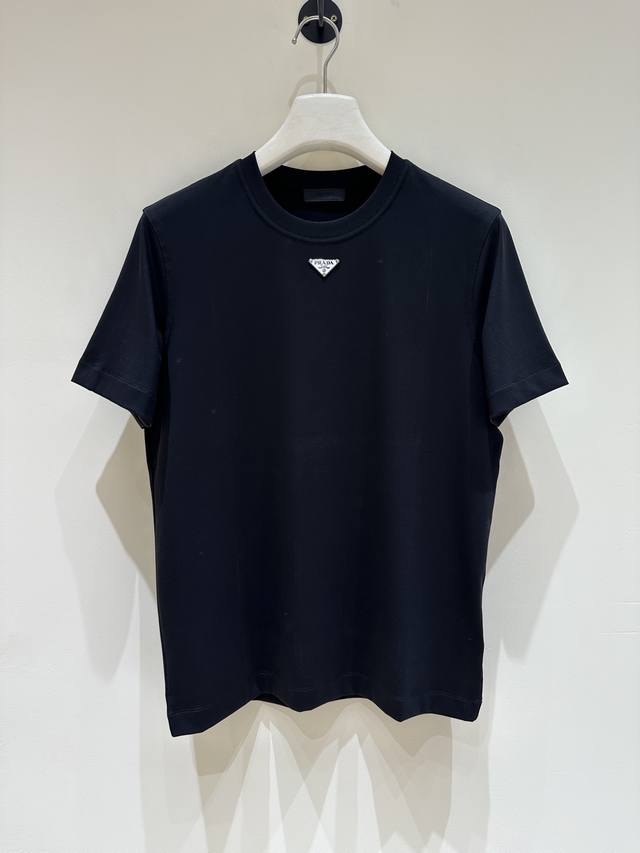 New product T9- Pd high-end men's round neck short-sleeved T-shirt with iron lab
