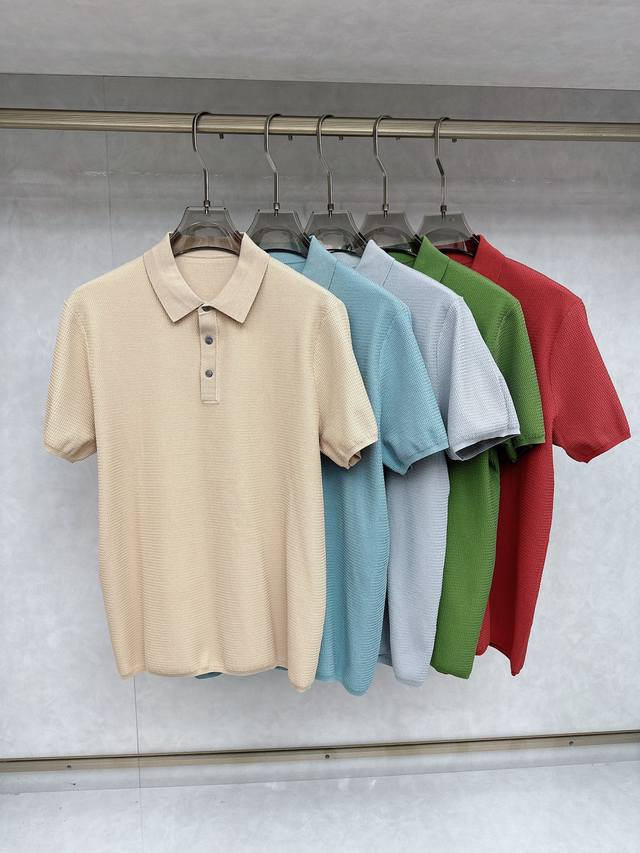 Dg 2025Ss summer latest short-sleeved Polo, soft to the touch, comfortable to we