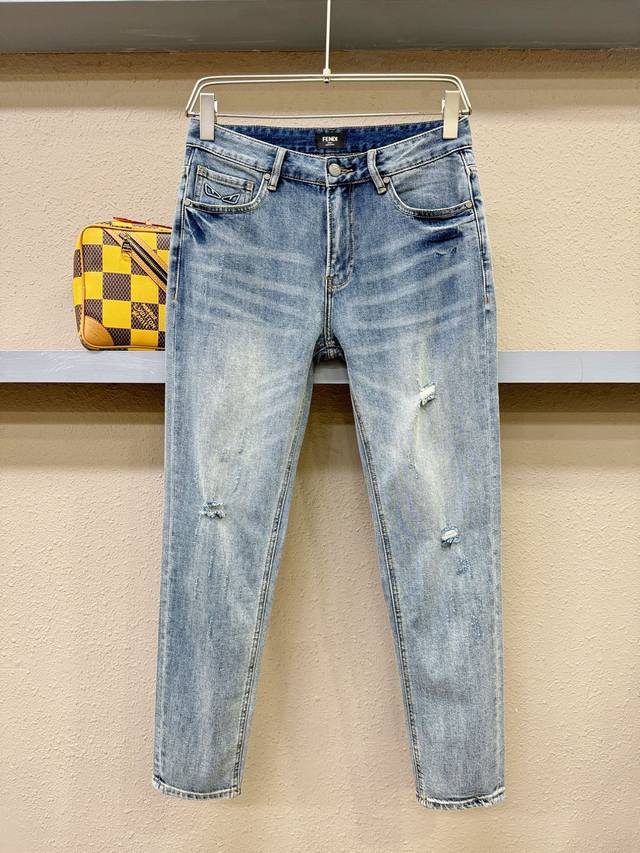 Fendi original jeans 2025 new product, original jeans, brand classic logo design