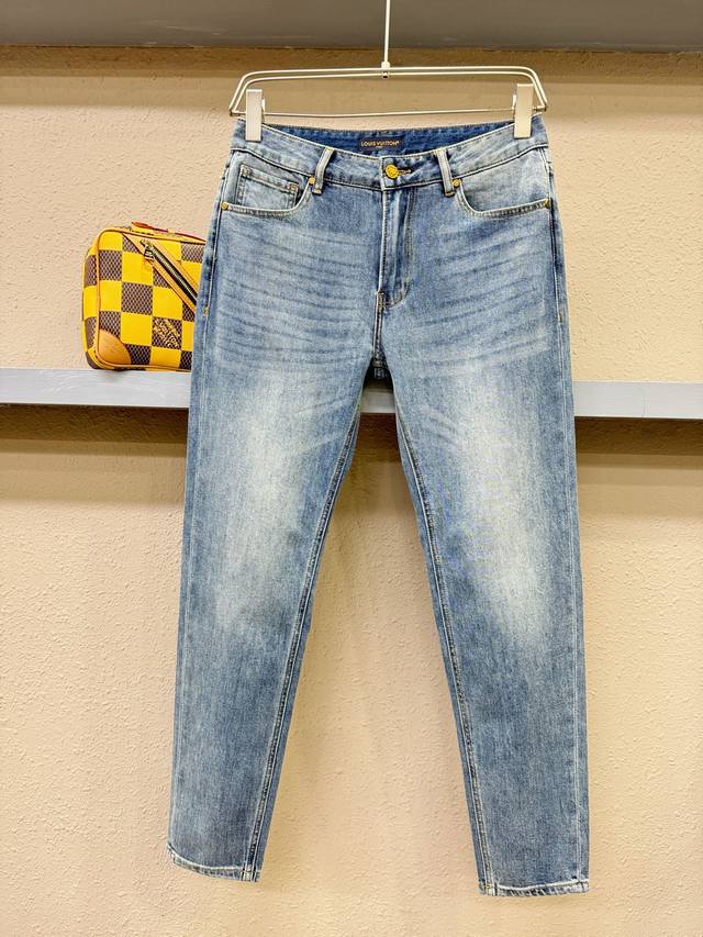 Lv original jeans 2025 new product, original jeans original re-made, brand class