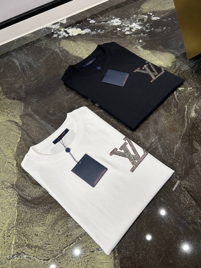 Lv25S Spring and Summer new casual round neck short sleeves, size S-2Xl