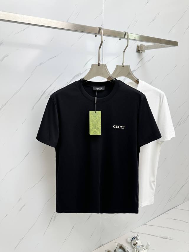 Z 2025 Spring and Summer new men's round neck short-sleeved T-shirt counters sim
