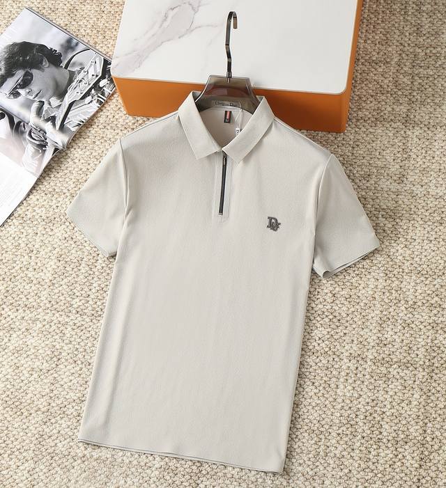 Dior 2025 latest Polo shirt, fashionable and simple short-sleeved T-shirt, known