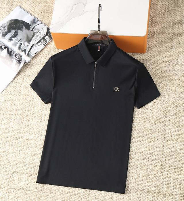Gucci 2025 latest Polo shirt, fashionable and simple short-sleeved T-shirt, know