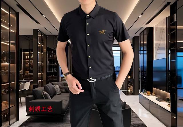Arcteryx Arcteryx 2025 Spring and Summer Men's Shirt Fashion Casual Short-sleeve