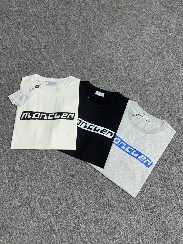 Moncler 25 Spring/Summer new product rendering print signature logo short-sleeve