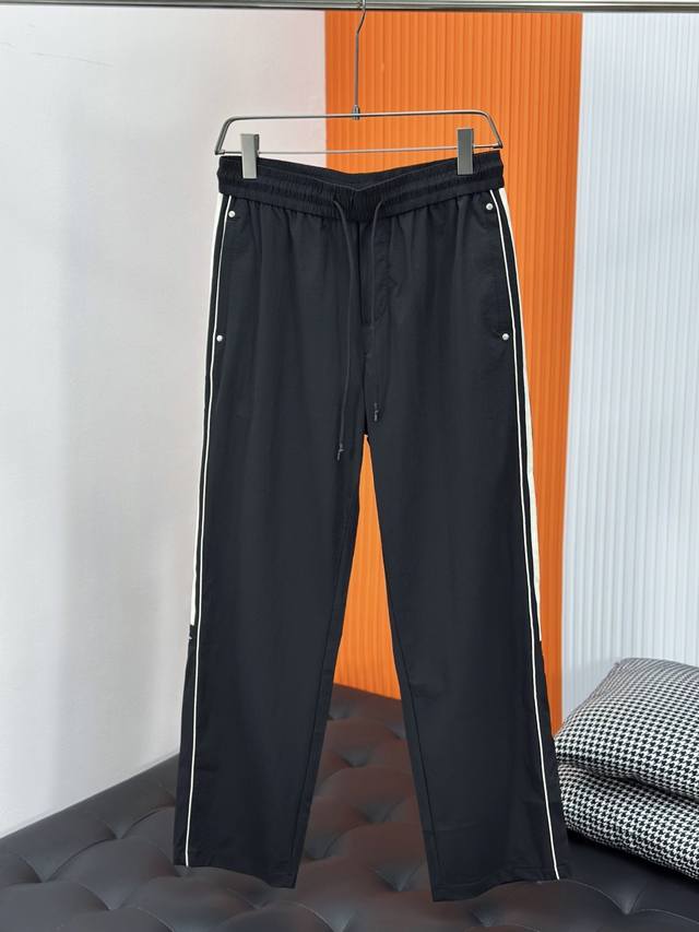 Balen Paris 2025 Spring and Summer new straight casual trousers are made of high