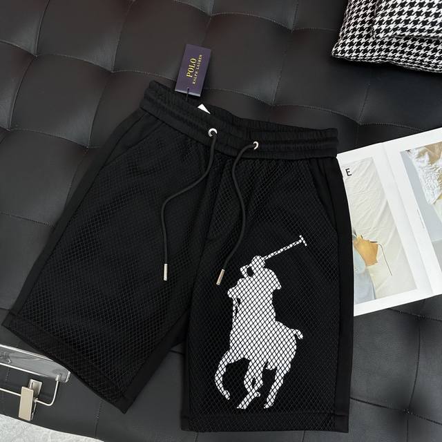 Polo Paul's new summer men's casual shorts, classic knight style, imported high-