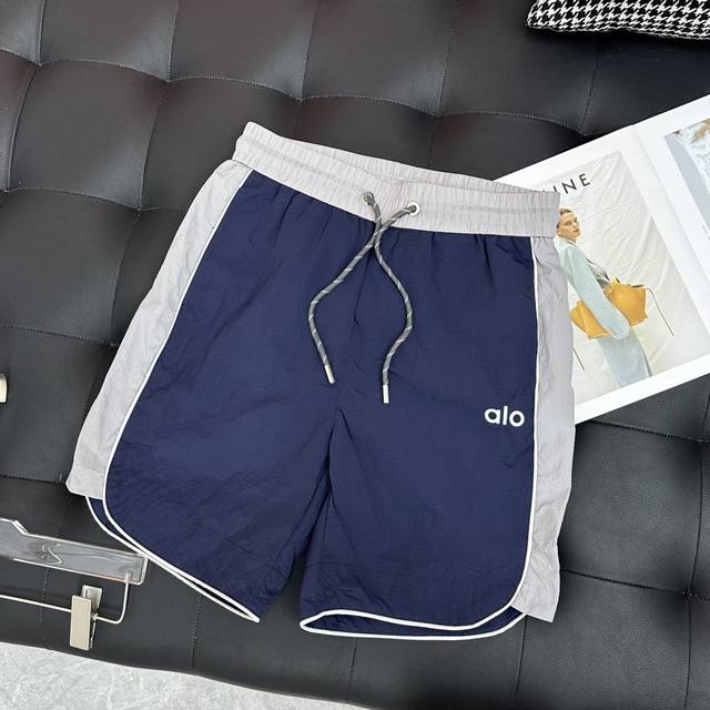 Alo new summer men's casual sports shorts, imported nylon fabric, extremely comf