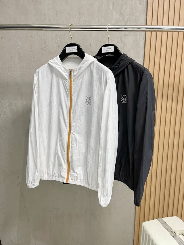 Loewe 2025 Spring and Summer new men's sun protection clothing thin jacket, uniq