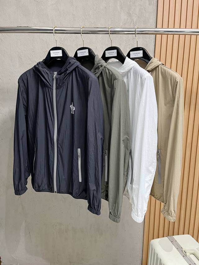 Moncler 2025 Spring and Summer new men's sun protection clothing thin jacket, un