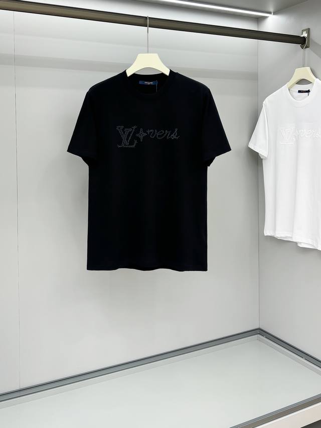 Lv25Ss New Early Spring Plain Knit Cotton Basic Round Neck Short Tee, Same Style