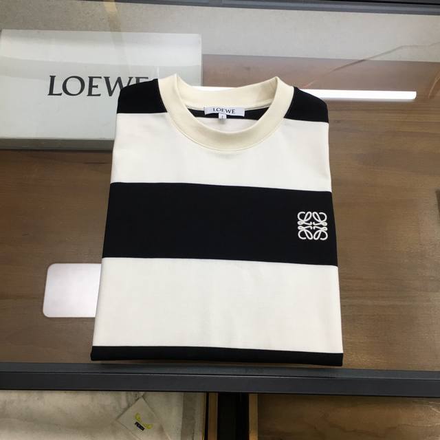 New Loew... 2025 Spring and Summer First Counter Latest Short-sleeved Round Neck