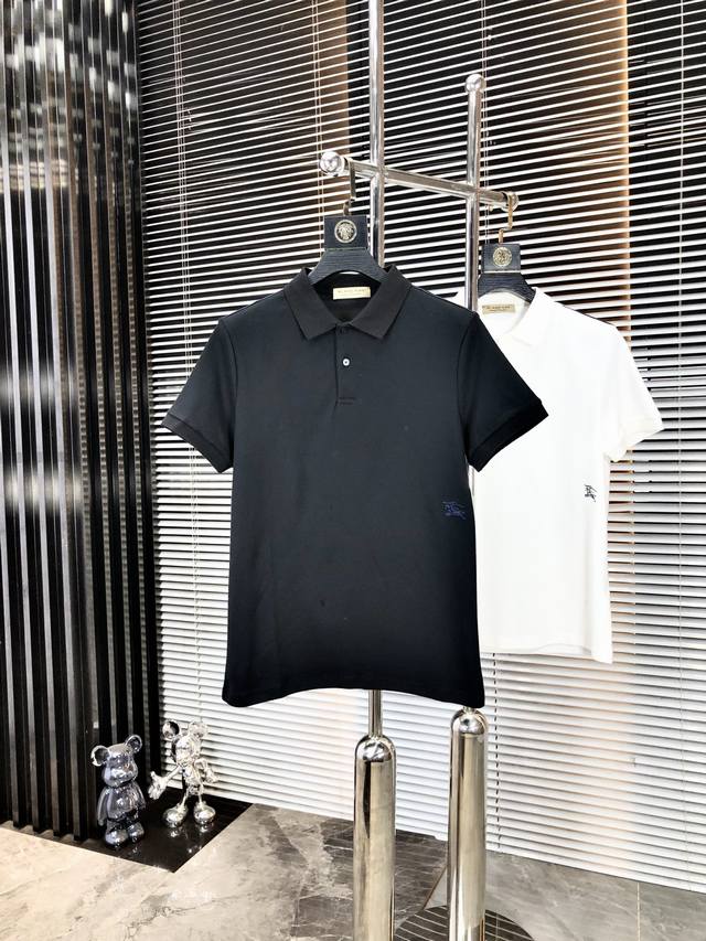 Burberry. The new men's logo short-sleeved Polo shirt for spring and summer 2025